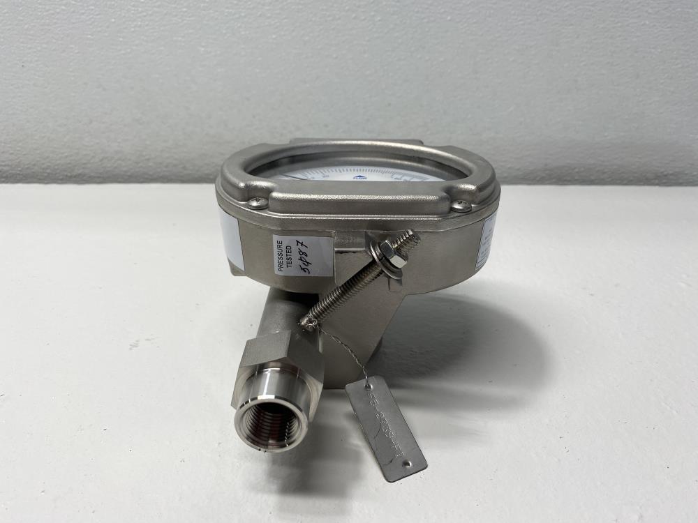 Brooks 1/2" NPT Armored Variable Area Flow Meter 3810GAD08DAAA2A00000